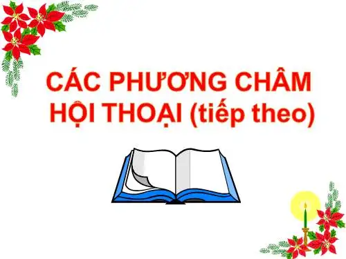 Tổng hợp các phương châm hội thoại: Dễ hiểu, dễ nhớ