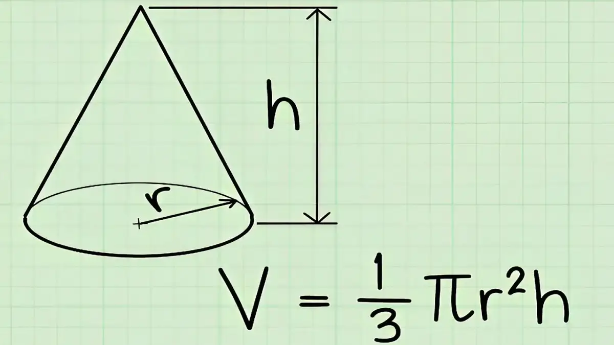 Công Thức Và Cách Tính Thể Tích Hình Nón