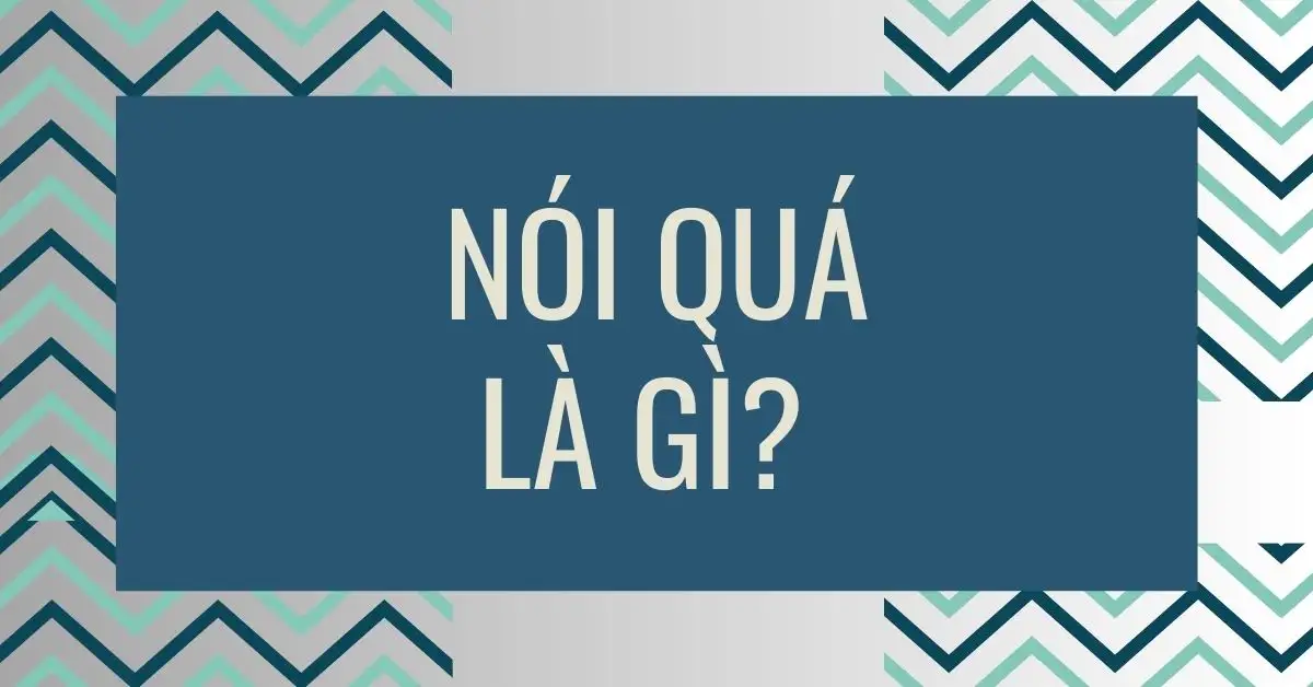 Khái niệm nói quá