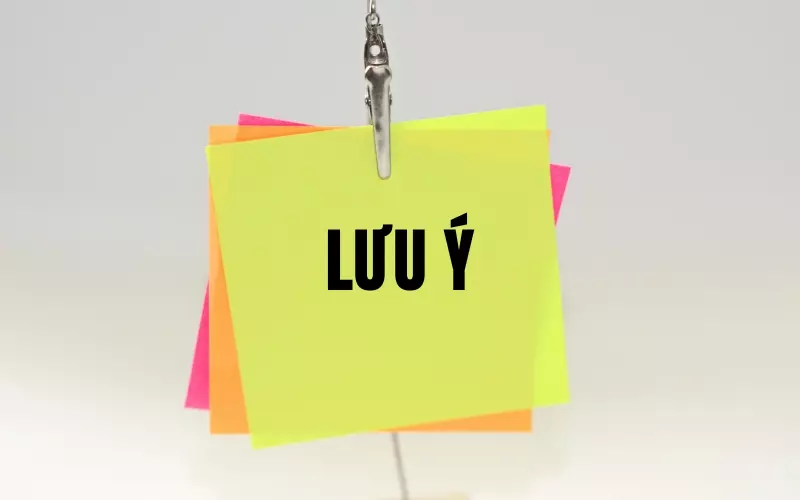 Những lưu ý khi sử dụng phép nối