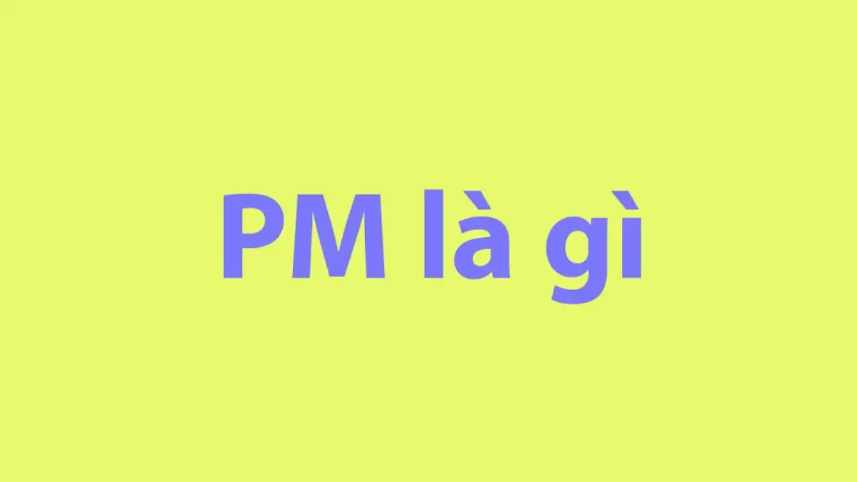 PM là gì? Các ý nghĩa phổ biến nhất của PM
