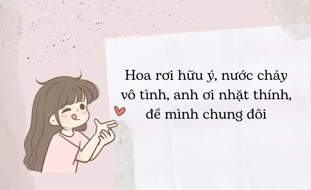 Caption thả thính crush hay nhất chất nhất