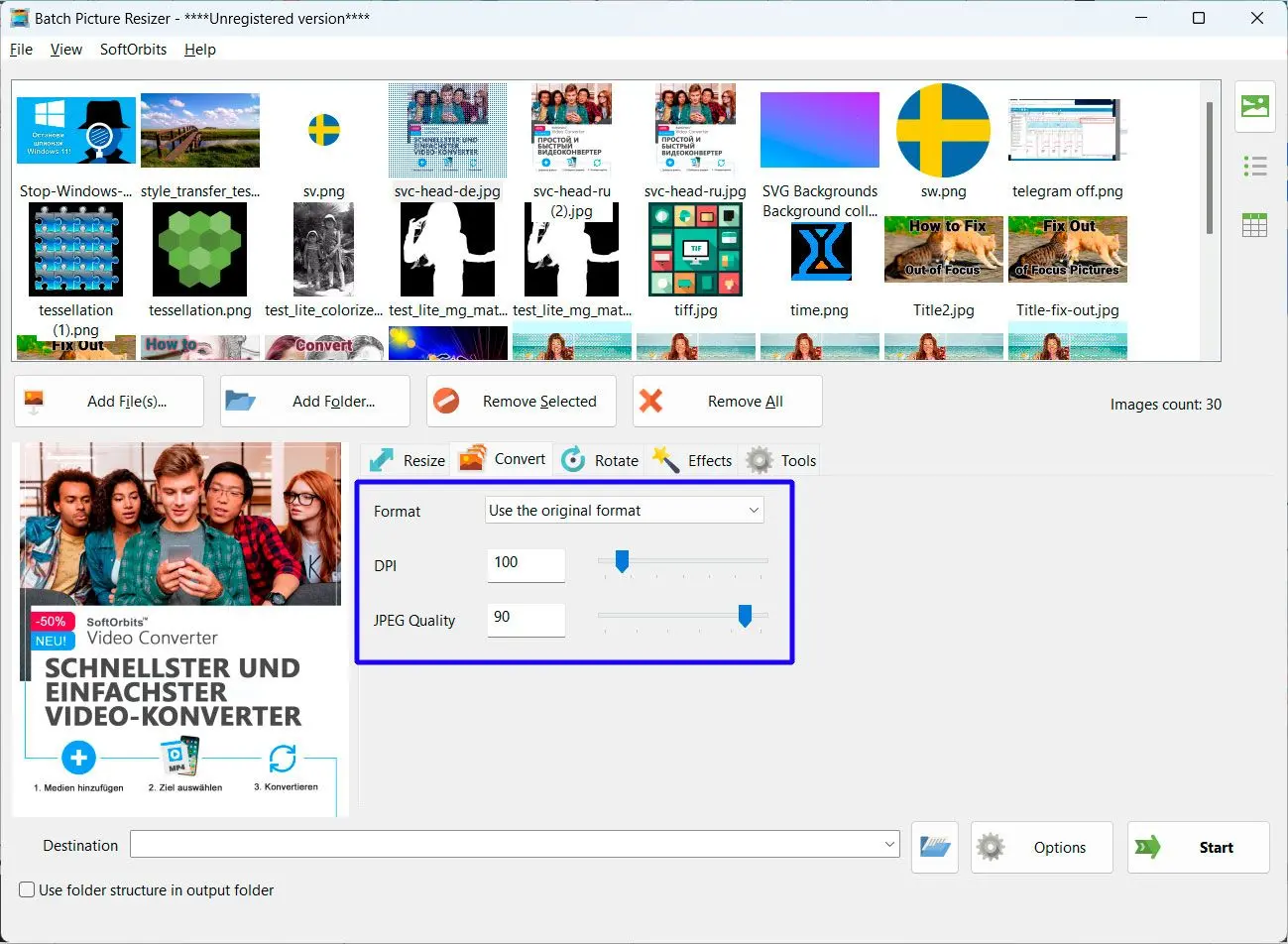Phần mềm Online Image Optimizer