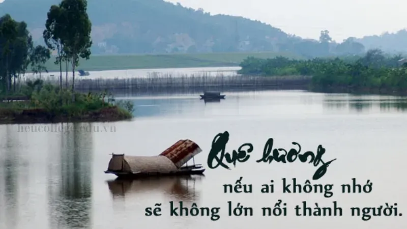 Những STT về quê hương hay nhất