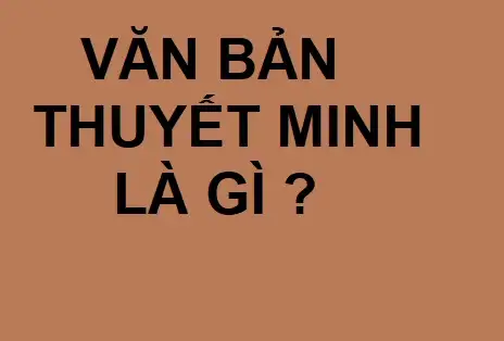 Văn bản thuyết minh là kiểu văn bản thông dụng trong mọi lĩnh vực của đời sống